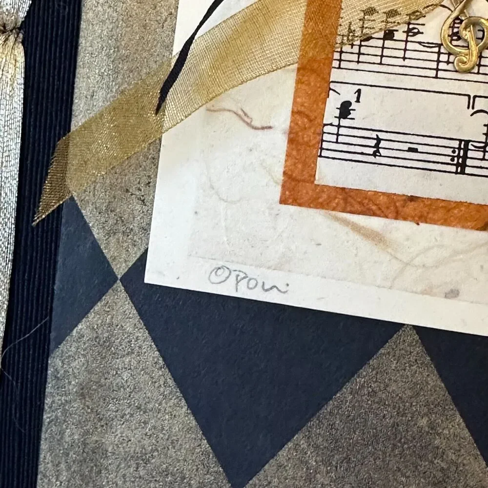 Toccata Refillable Journal Notebook Constance Kay Studio Collection‎ Music Theme